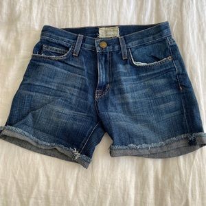 Current/Elliott The Boyfriend Roll Short Size 23